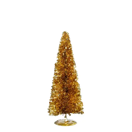 Decoratie boom goud - h40xd15cm