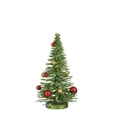 Decoratie boom groen - h25xd14cm