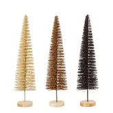 Decoratie boom l.bruin bruin d.bruin (1 stuk, div. soorten) - h38xd9cm
