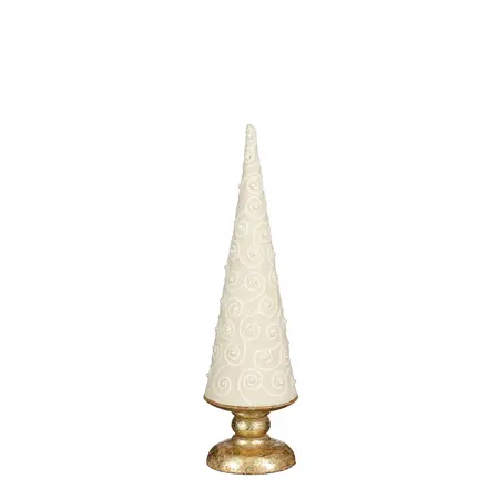 Decoratie boom wit FSC 100% - h40xd11cm