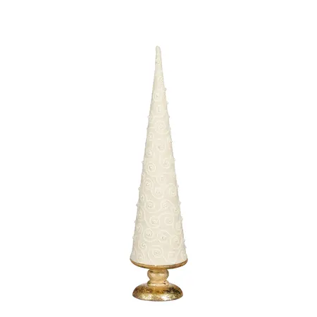 Decoratie boom wit FSC 100% - h55xd12cm