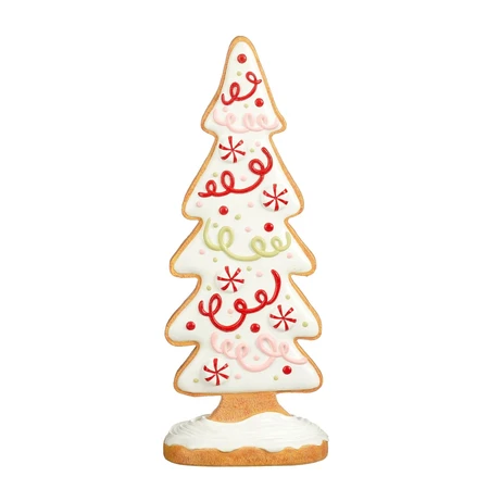 Decoratie boom wit - l30,5xb20xh76,5cm