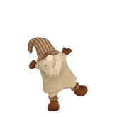 Decoratie gnoom bruin - l25xb12xh38cm