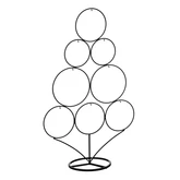 Decoratie kerstboom zwart - l36xb16xh58cm