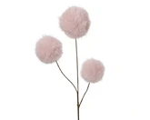 Decoratietak kunstbont - B12xH70cm Zacht roze - afbeelding 1