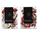 Decoris Foam Paddenstoelpicks Rood/Wit 4 cm Assorted Sizes  