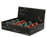 Decoris gedecoreerde glazen kerstbal rond 8 cm - afbeelding 2
