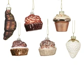 Decoris glazen figuur cake 6 cm