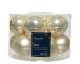 Decoris kerstballen glas parel 5 cm - afbeelding 3