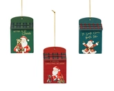 Decoris hangdecoratie van multiplex brievenbus 6 cm