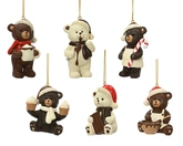 Decoris hangornament polyresin beer 8,7 cm