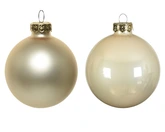 Decoris kerstballen van glas parel 7 cm - afbeelding 3