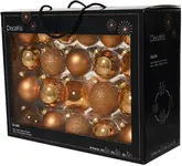 Decoris Kerstballen Glas mix Brandy 42 stuks