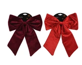 Decoris Kerststrik 30 x 35 cm Polyester Assorti Rood - afbeelding 1