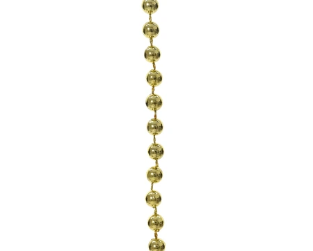 Decoris Kralenslinger kunststof - L10m Goud - afbeelding 2