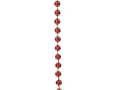 Decoris Kralenslinger kunststof - L10m Kerstrood - afbeelding 2