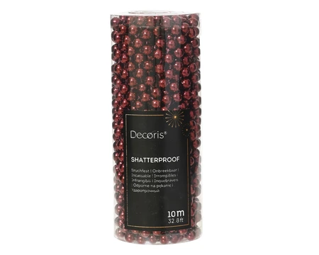 Decoris kralenslinger oxblood 0,8 cm - afbeelding 1