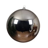 Decoris Kunststof Kerstbal 2 cm - Zilver