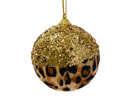 Decoris onbreekbare kerstbal goud Multi-kleurige bal - afbeelding 1
