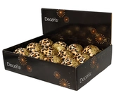 Decoris onbreekbare kerstbal goud Multi-kleurige bal - afbeelding 2