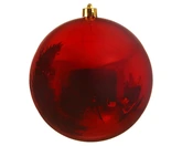 Decoris onbreekbare kerstbal kerst rood 20 cm