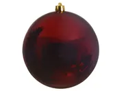 Decoris onbreekbare kerstbal oxblood 14 cm