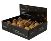 Decoris onbreekbare kerstbal van polystyreen in uivorm 8 cm - afbeelding 2