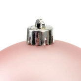 Decoris onbreekbare kerstballen blush pink 10 cm   - afbeelding 4