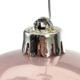 Decoris onbreekbare kerstballen blush pink 10 cm   - afbeelding 6
