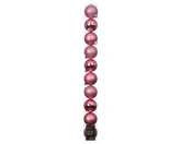 Decoris onbreekbare kerstballen pink blossom 6 cm