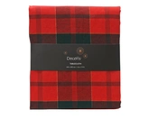 Decoris Rechthoekig Tafelkleed 140 x 240 cm Ruit Groen/Rood Katoenmix  