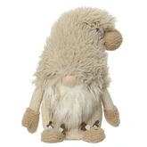 Decoris Zittende Kabouterfiguur 45 cm Beige Polyester