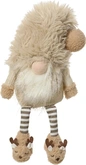 Decoris Zittende Kabouterfiguur 48 cm Roomwit Polyester