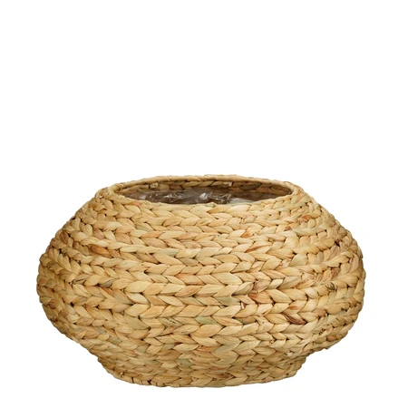 Martine decoratie vaas l.bruin - h22xd40cm