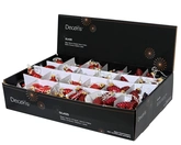 Dennenappel glas d2.5h6cm kerstrood ass - afbeelding 2