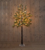 Anna's Collection decoratieboom buiten met verlichting D 55 H 180 cm