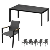 Detroit dining set voor 6 personen - afbeelding 1