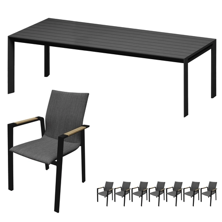 Detroit dining set voor 8 personen - afbeelding 1