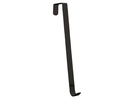 Deurhanger voor krans metaal - H30cm Zwart - afbeelding 1