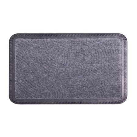 Deurmat 40 x 60 cm donker grijs - afbeelding 1