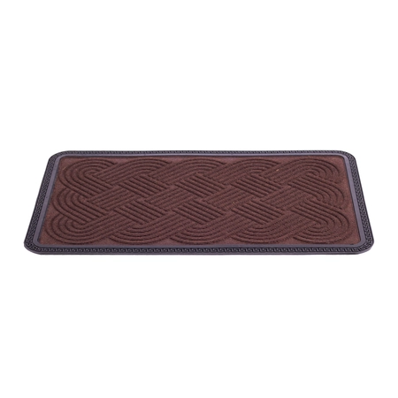 Deurmat 45 x 75 cm bruin - afbeelding 2