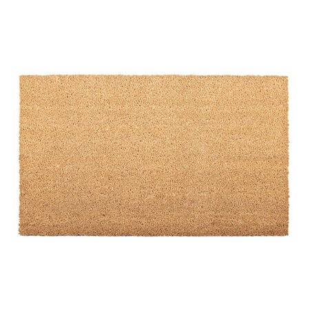 Deurmat kokos 45 x 75 cm bruin - afbeelding 1