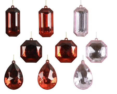 Diamant kunststof L8b3.2h12.1cm a9