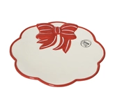 Dinerbord dolomt L24b24.5h3cm rd/wt - afbeelding 2