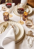 Dinerbord porselein d26.6h3.3cm wit - afbeelding 2