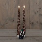 Dinerkaars kerstboom 27cm brons - afbeelding 2
