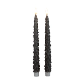 Dinerkaars kerstboom 27cm taupe - afbeelding 1