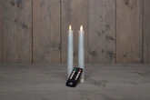 Dinerkaars wax bw.vlam 23cm prl 2st - afbeelding 2