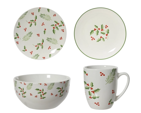 Dinerset porseln L27b24h27c wt 16st