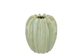 Dion Green Vase Structure 14X14X15Cm